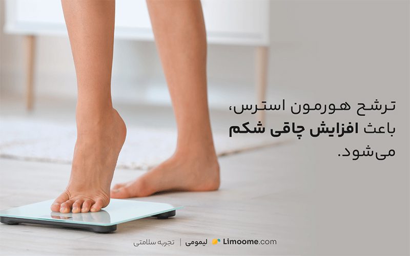 تاثیر استرس در چاقی