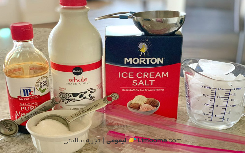 طرز تهیه بستنی رژیمی با شیر کم‌چرب