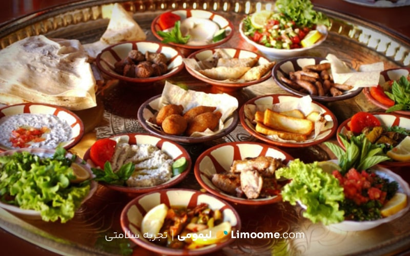 معرفی انواع غذای عربی
