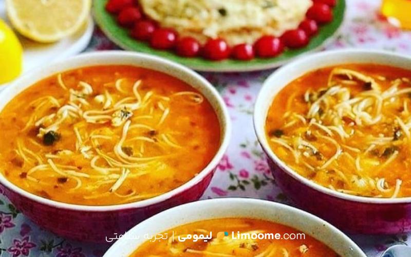 طرز تهیه سوپ ورمیشل