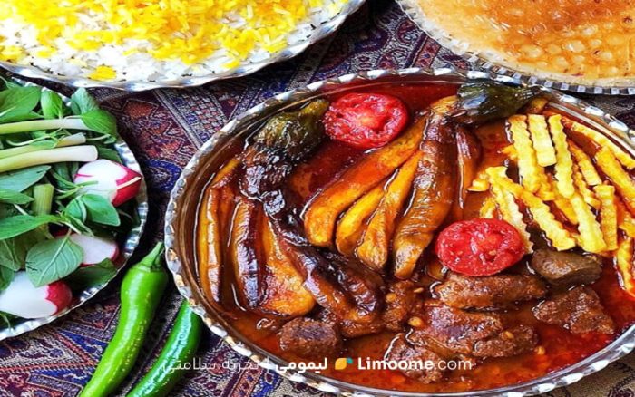 ۵ طرز تهیه خورش بادمجان با گوشت، مرغ، مجلسی و شیرازی