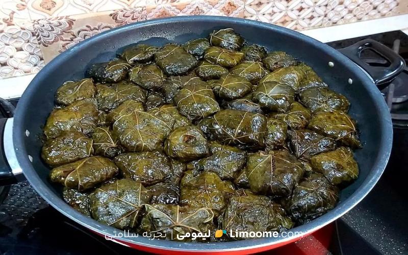 طرز تهیه دلمه برگ مو 