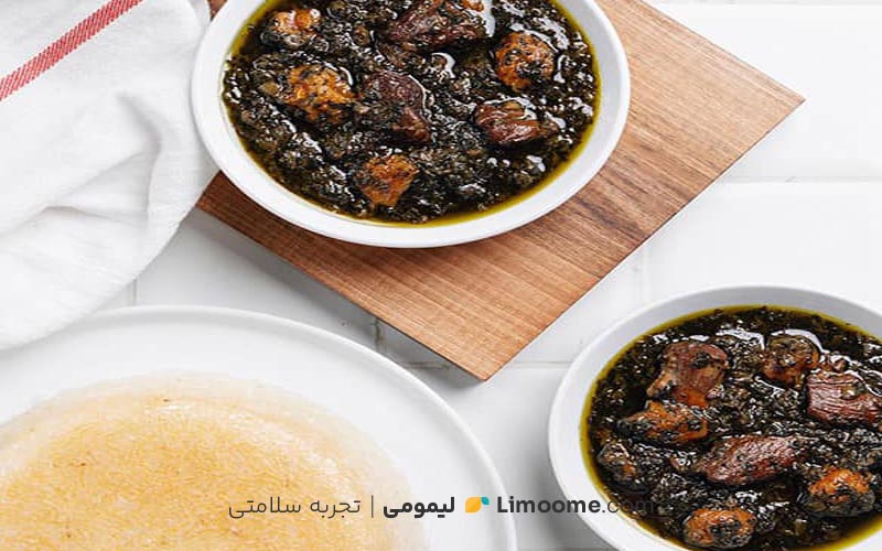 طرز تهیه خورش آلو اسفناج به سبک ساده، مجلسی و تهرانی